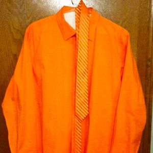 Men's dress shirt and tie